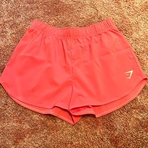 Gym shark pink shorts size s